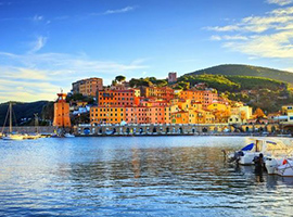 Marina di Campo seafront Elba Island